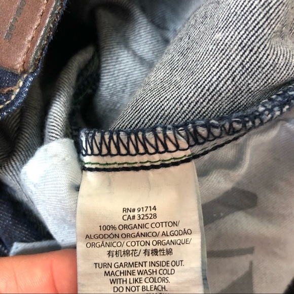 Armani Exchange Dark Wash The Skinny Boot Jeans 2 Short - Picture 7 of 10